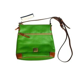 Dooney Bourke Bag Leather Crossbody Kelly Green New with tags Christmas giftR26